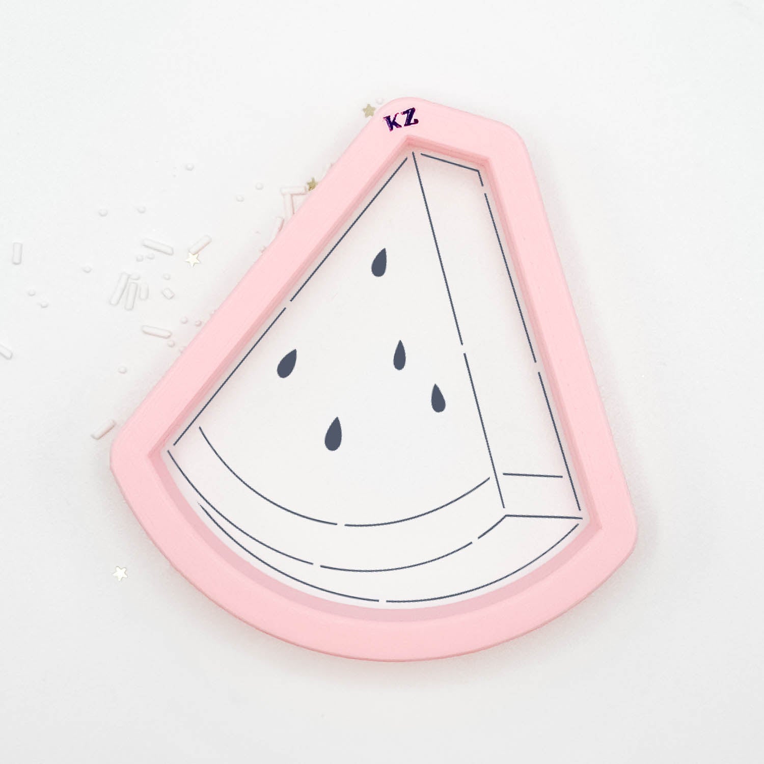 Cookie Cutters Watermelon Slice 3D Cutter/Stencil