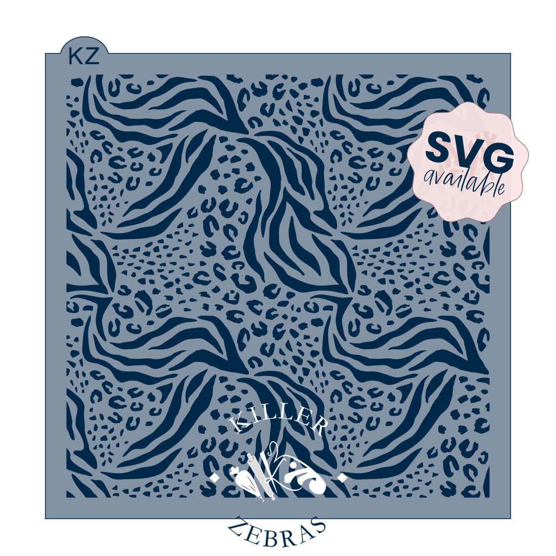 5.5 x 5.5 Stencil Wild Thing Stencil