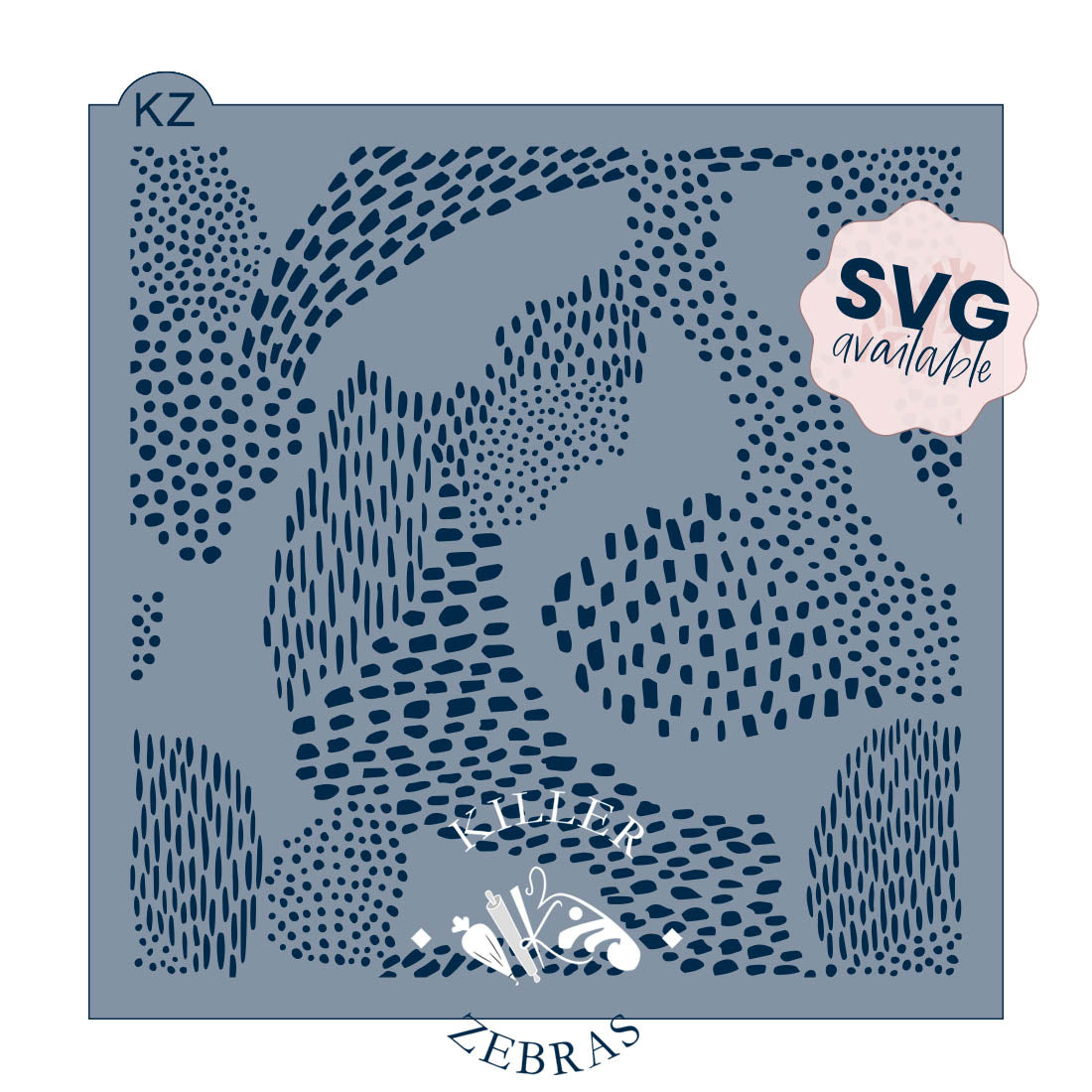 5.5 x 5.5 Stencil WIld Stencil