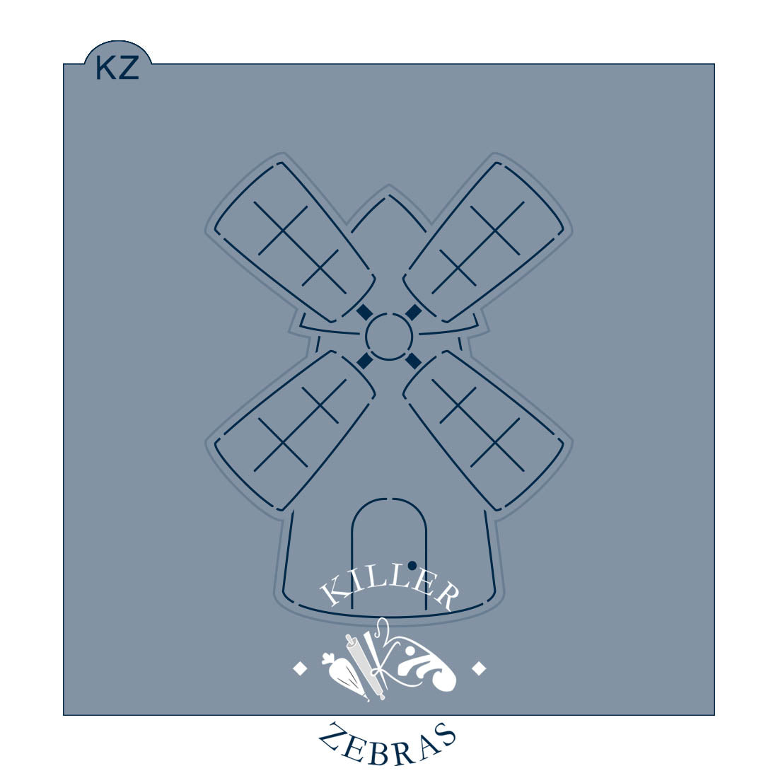 Cookie Cutters Windmill Cutter/Stencil