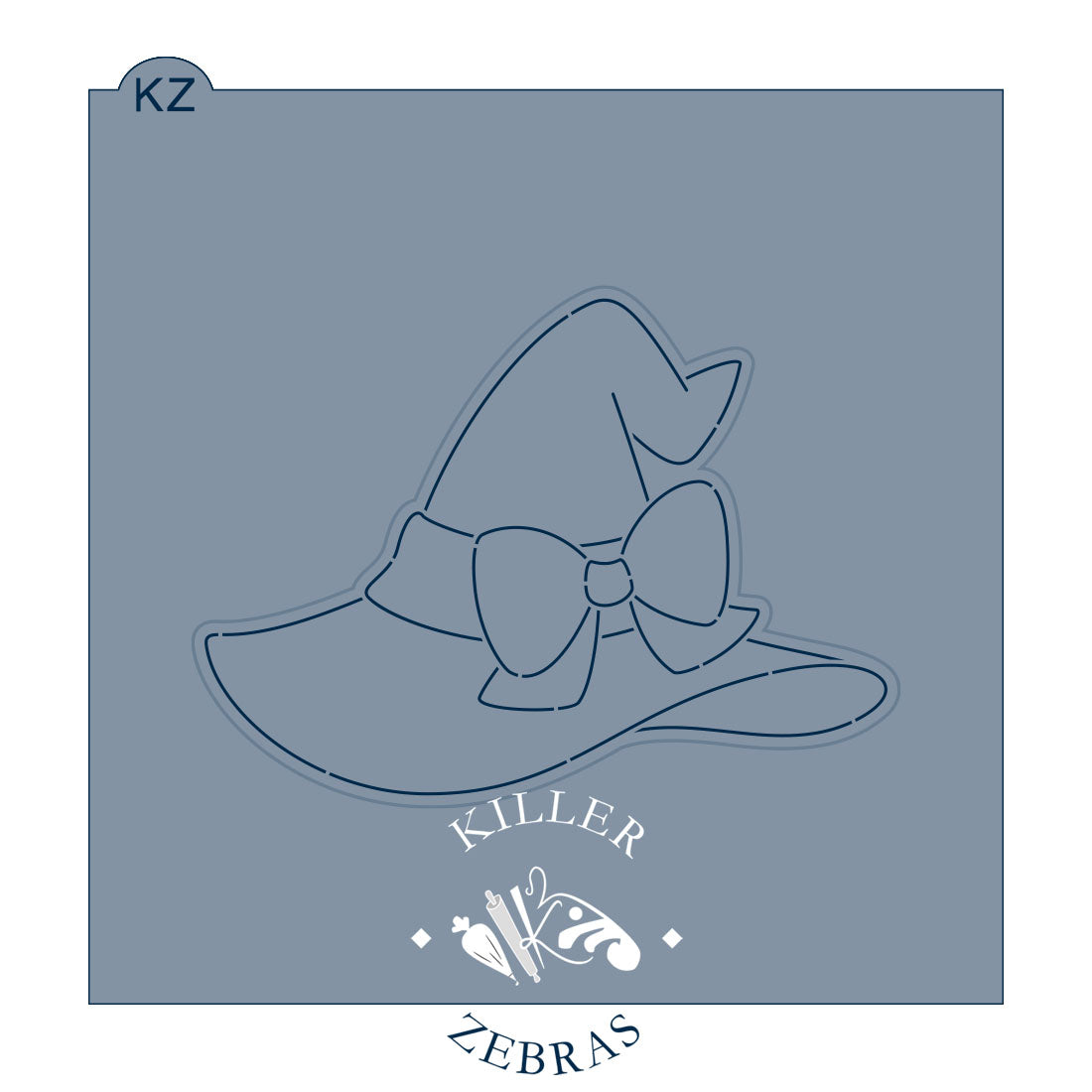 Cookie Cutters Witch Hat with Bow Cutter/Stencil