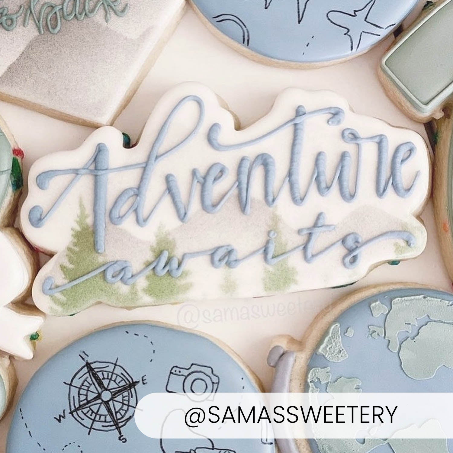 Cookie Cutters Adventure Awaits Hand Lettered
