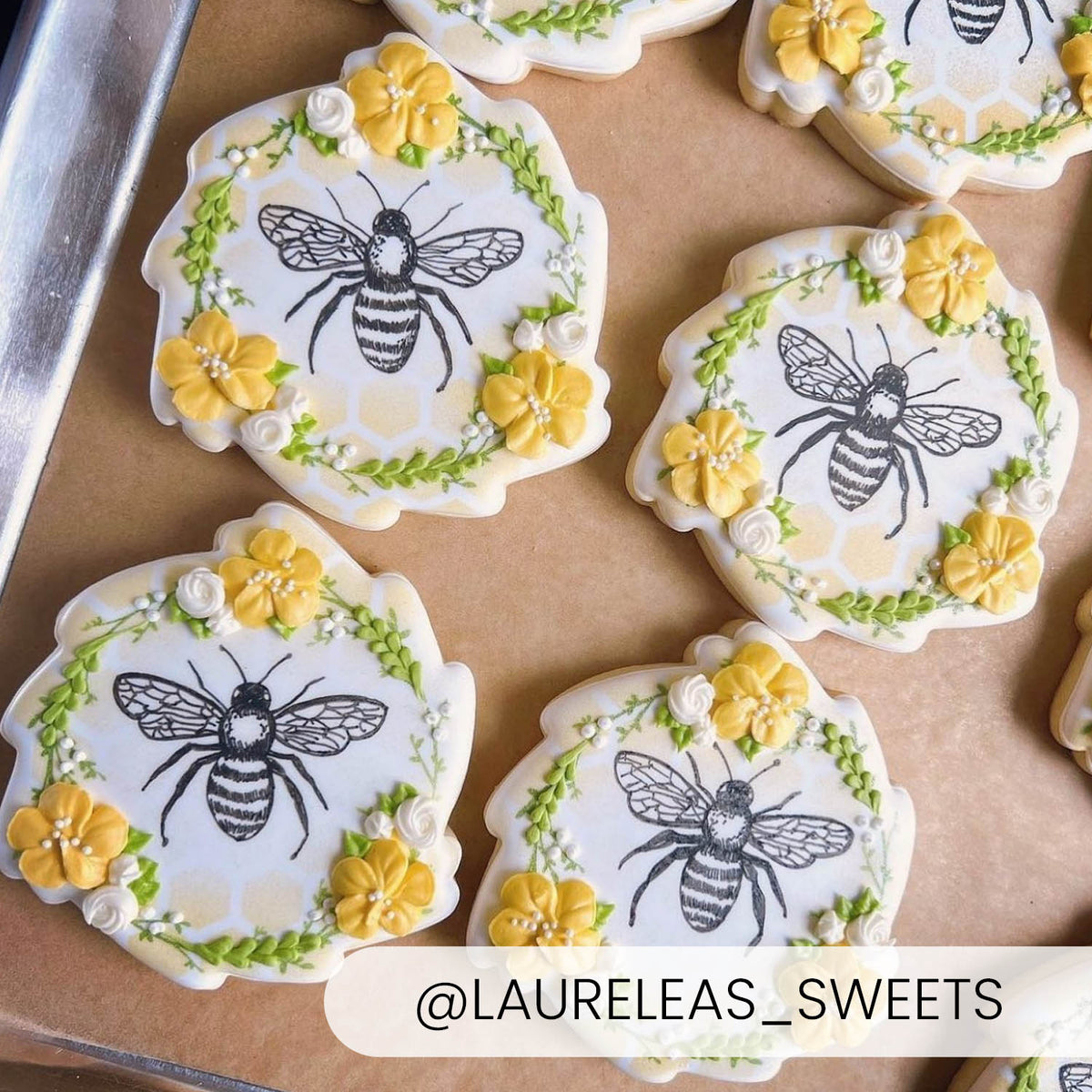 5.5 x 5.5 Stencil Honeycomb Stencil