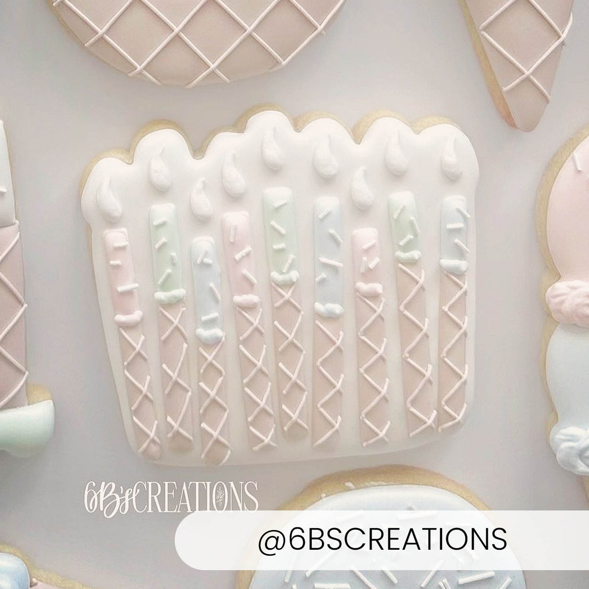 Cookie Cutters Birthday Candles Cutter/Stencil