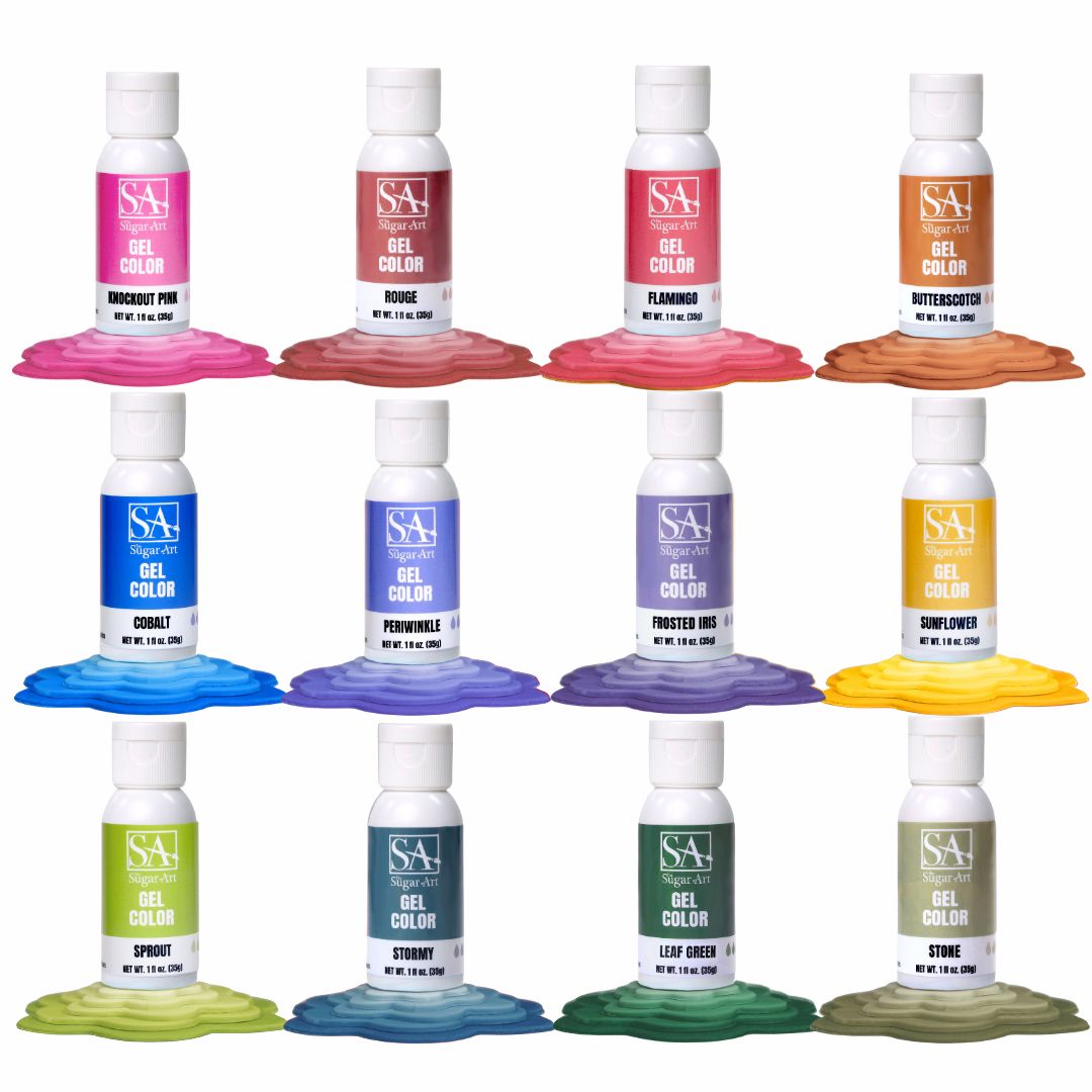 Gel Color Sugar Art Gel Color Set - 3.0