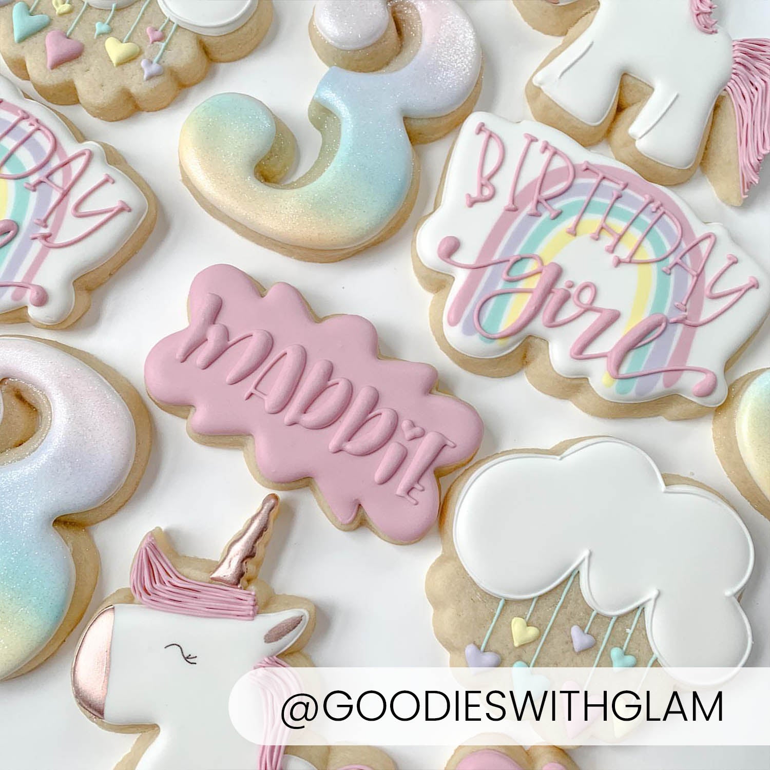 Birthday Girl – Cookie Cutter & Stencil Set
