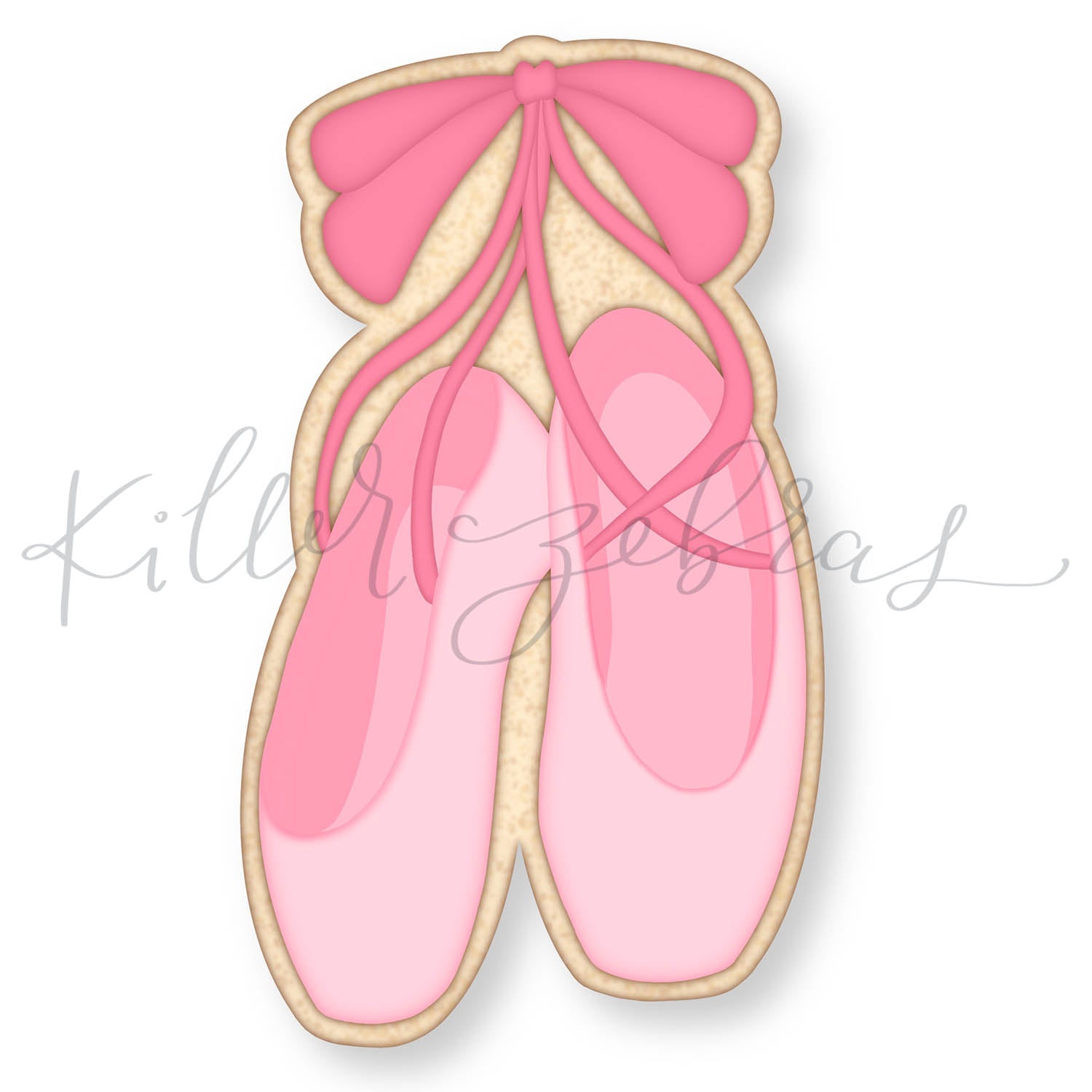 Cookie Cutters Hanging Ballet Shoes Cutter/Stencil