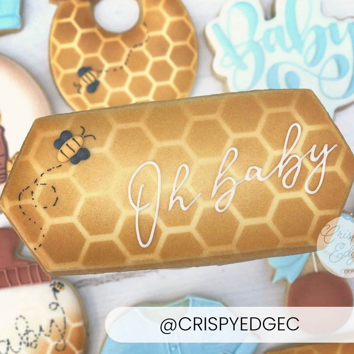 5.5 x 5.5 Stencil Honeycomb Stencil