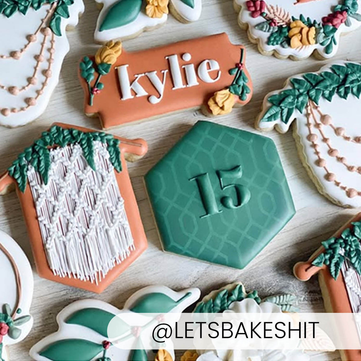 Diamond Lattice – Cookie Stencil