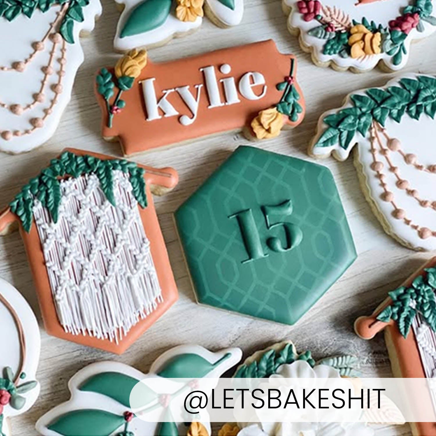 Diamond Lattice – Cookie Stencil