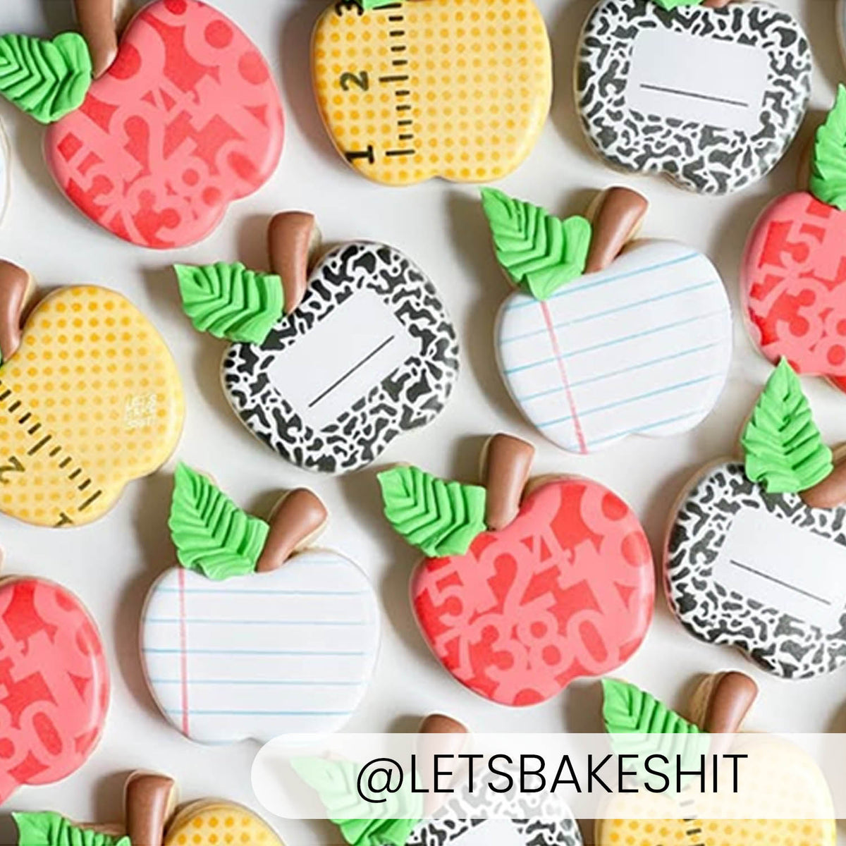 Notebook Paper – Layered Cookie Stencil