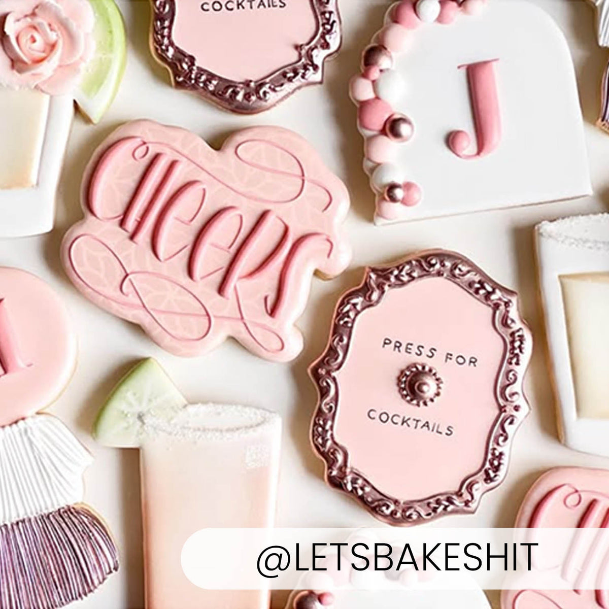 Cheers – Cookie Cutter & Stencil Set