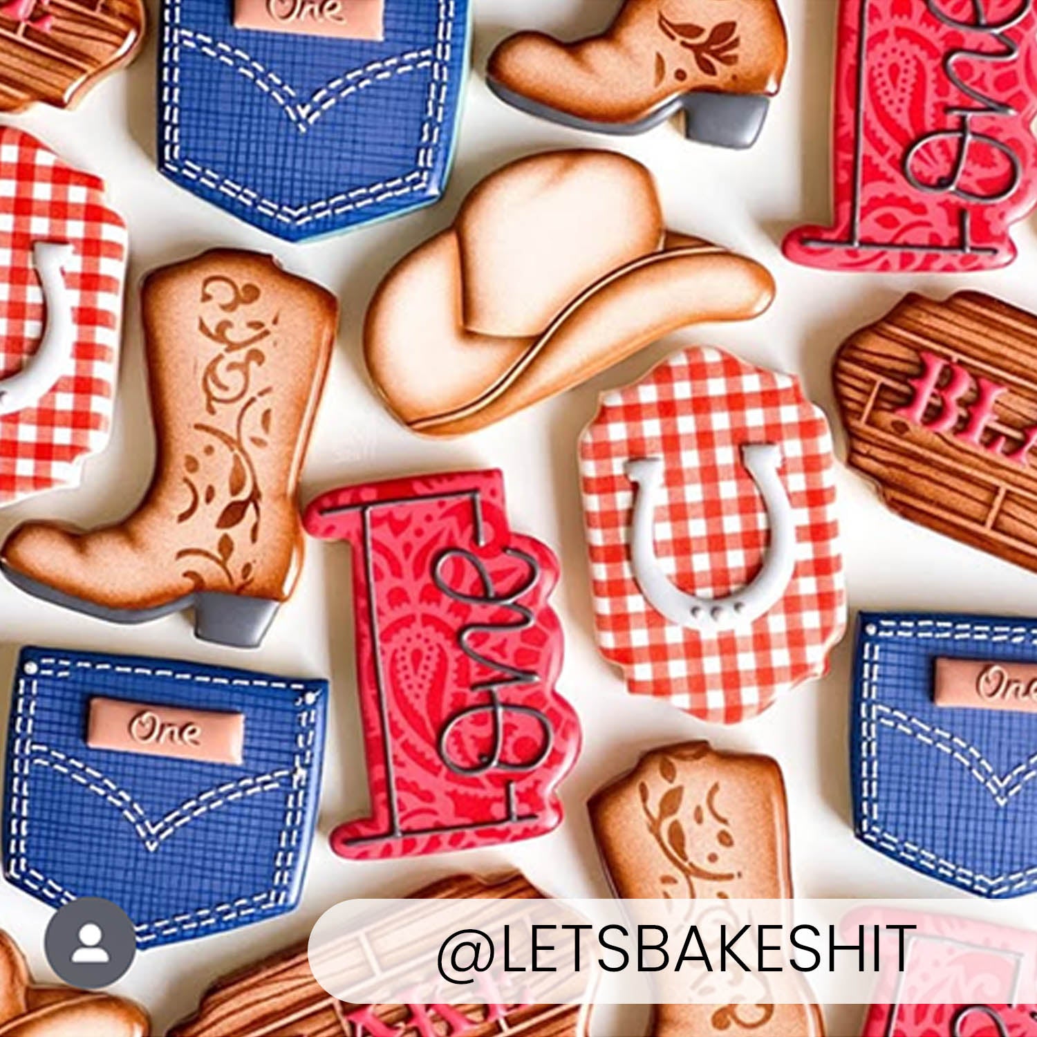 Cookie Cutters Jean Pocket – Cookie Cutter & Stencil Set