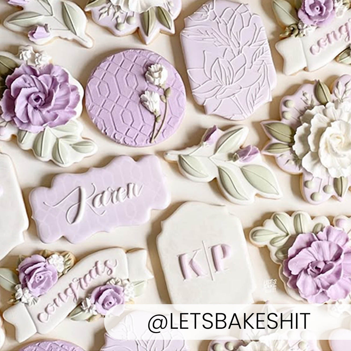 Diamond Lattice – Cookie Stencil
