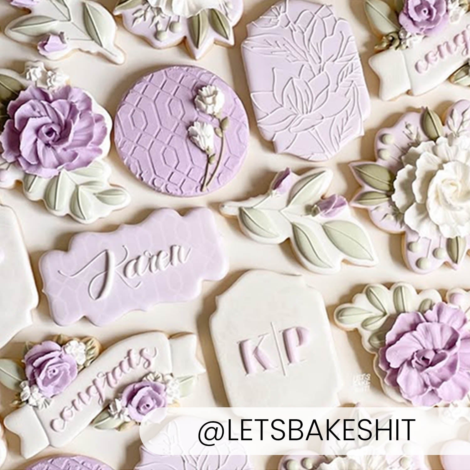 5.5 x 5.5 Stencil Diamond Lattice – Cookie Stencil