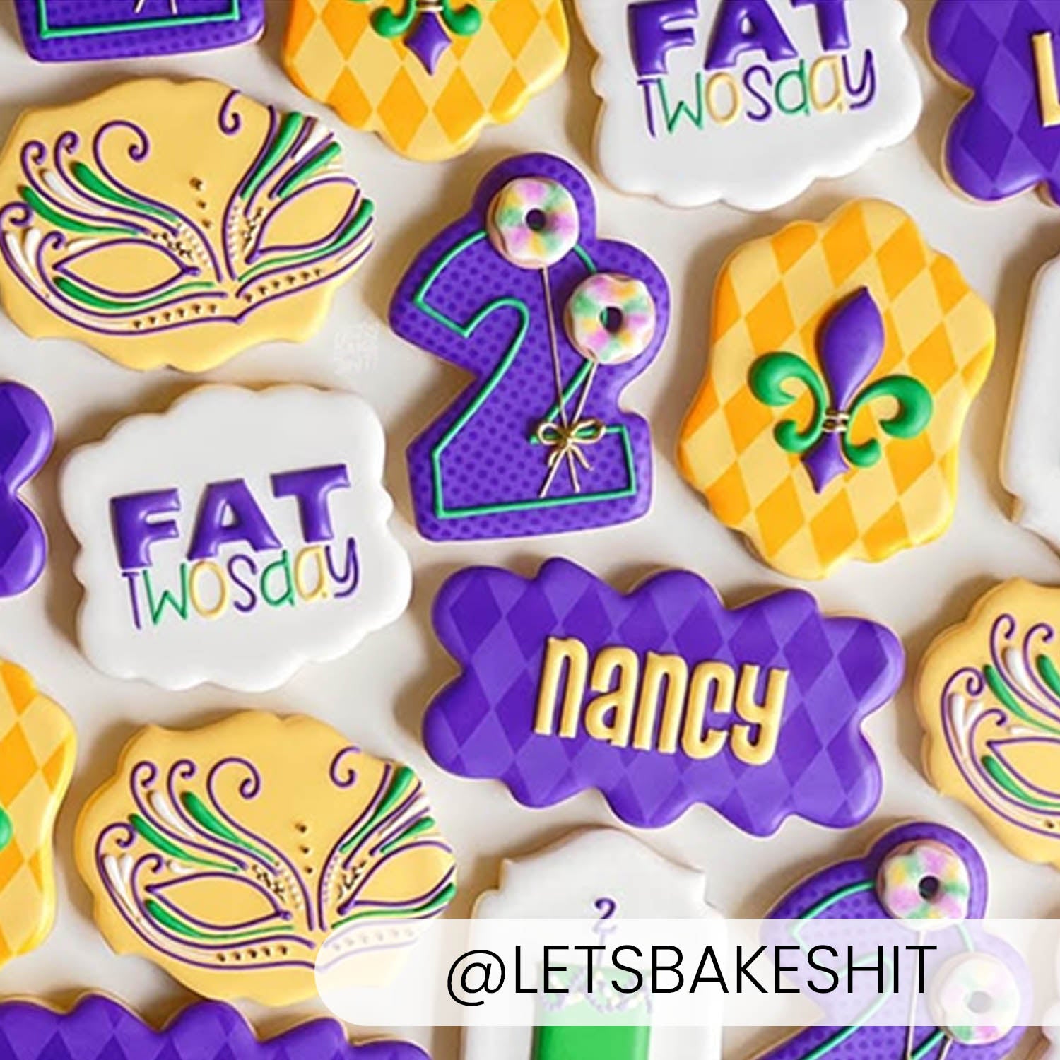 Harlequin – Cookie Stencil