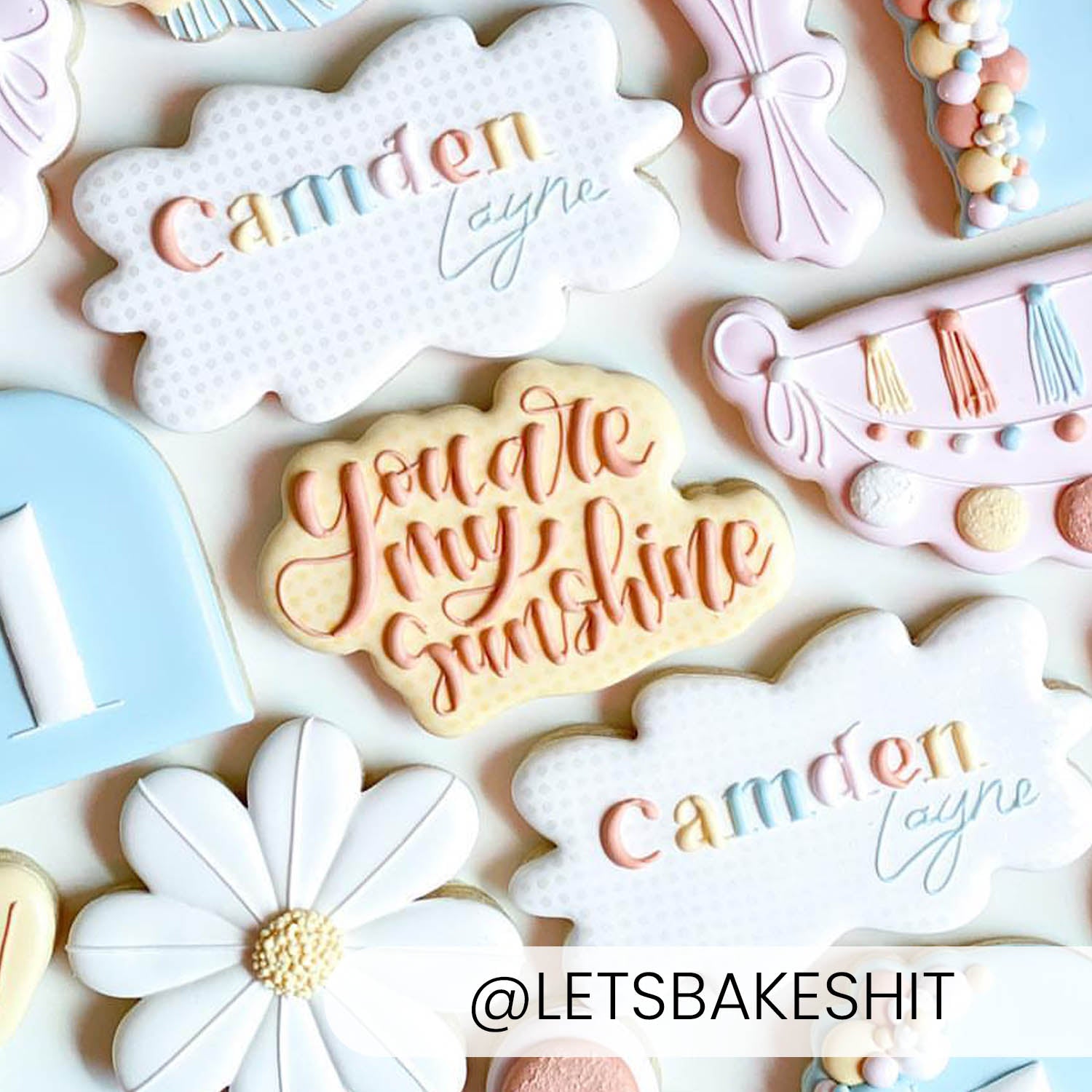 Cookie Cutters You Are My Sunshine – Cookie Cutter & Stencil Set