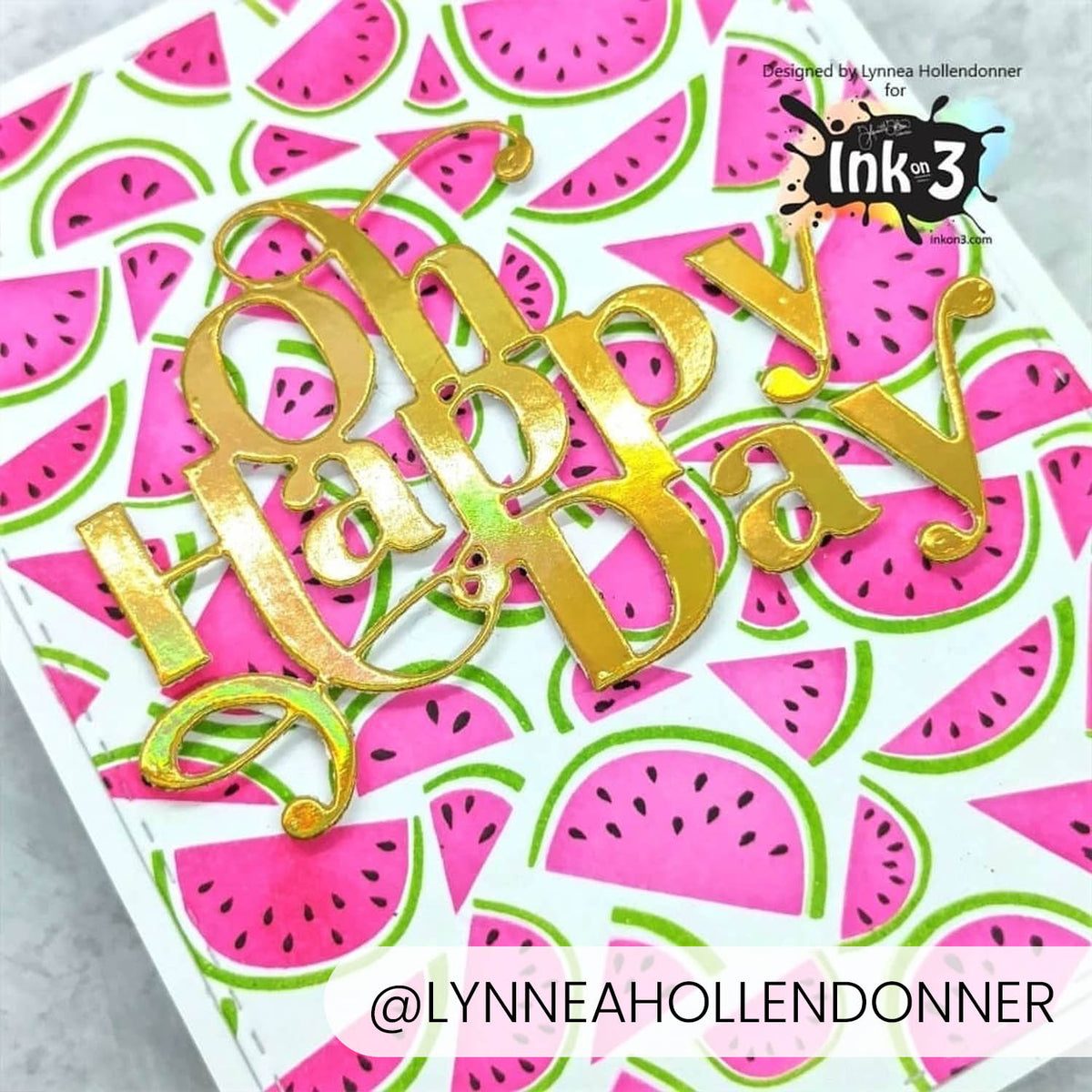 Watermelon Slices – Layered Cookie Stencil