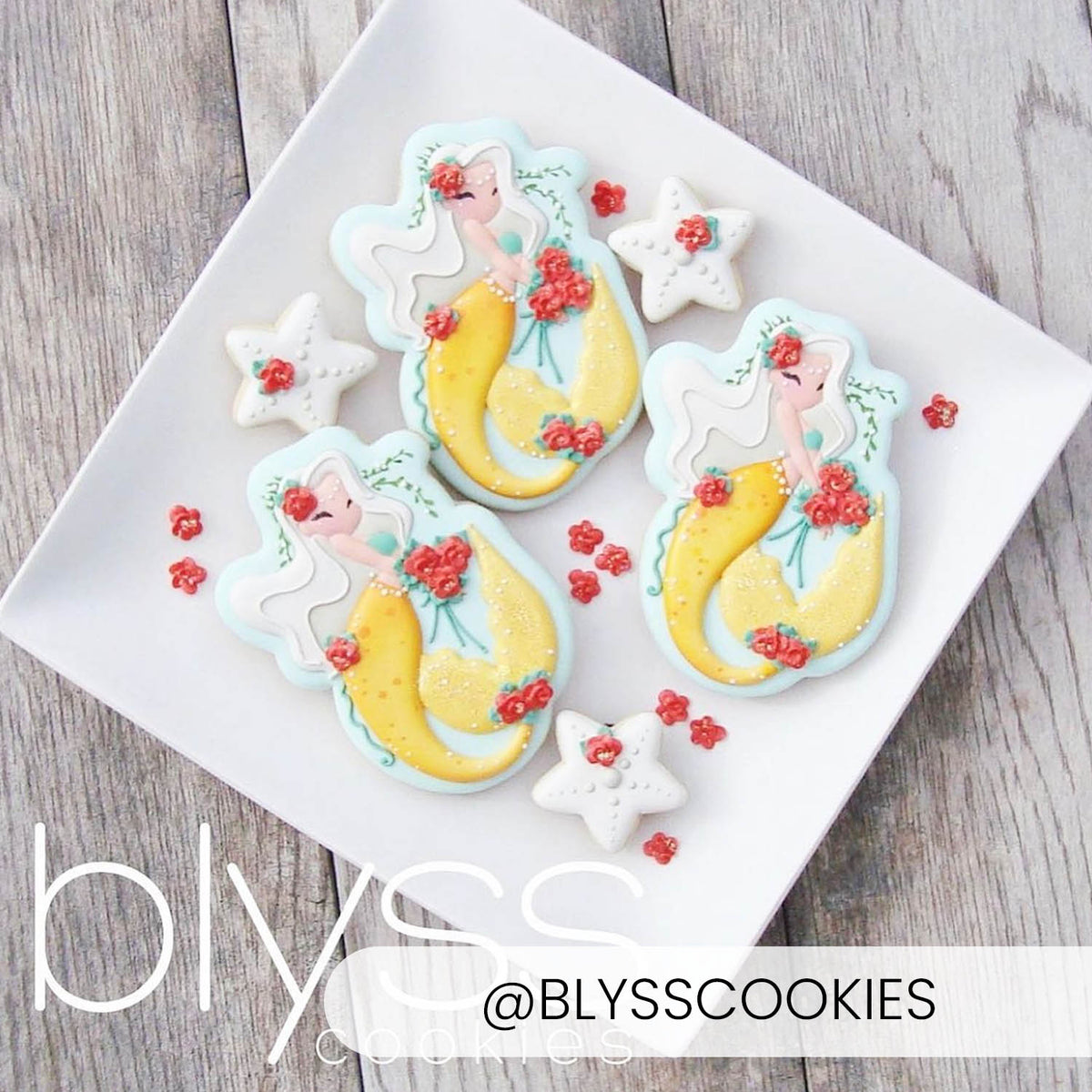 Cookie Cutters The Claire Mermaid Cutter/Stencil