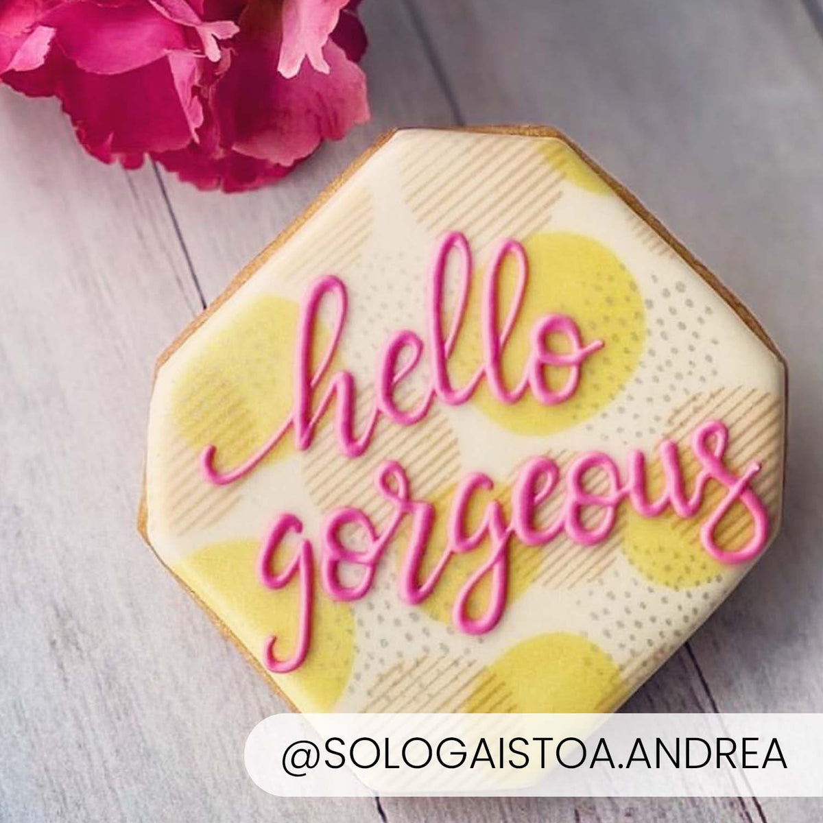 5.5 x 5.5 Stencil Glam Dots 3 Part Stencil