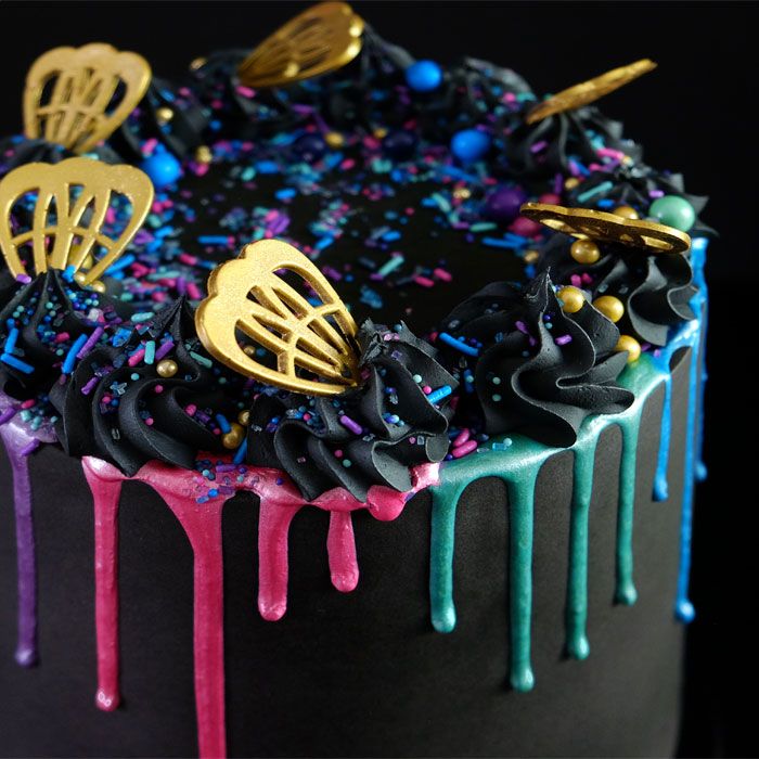 Gold Star Sprinkles - Evil Cake Genius