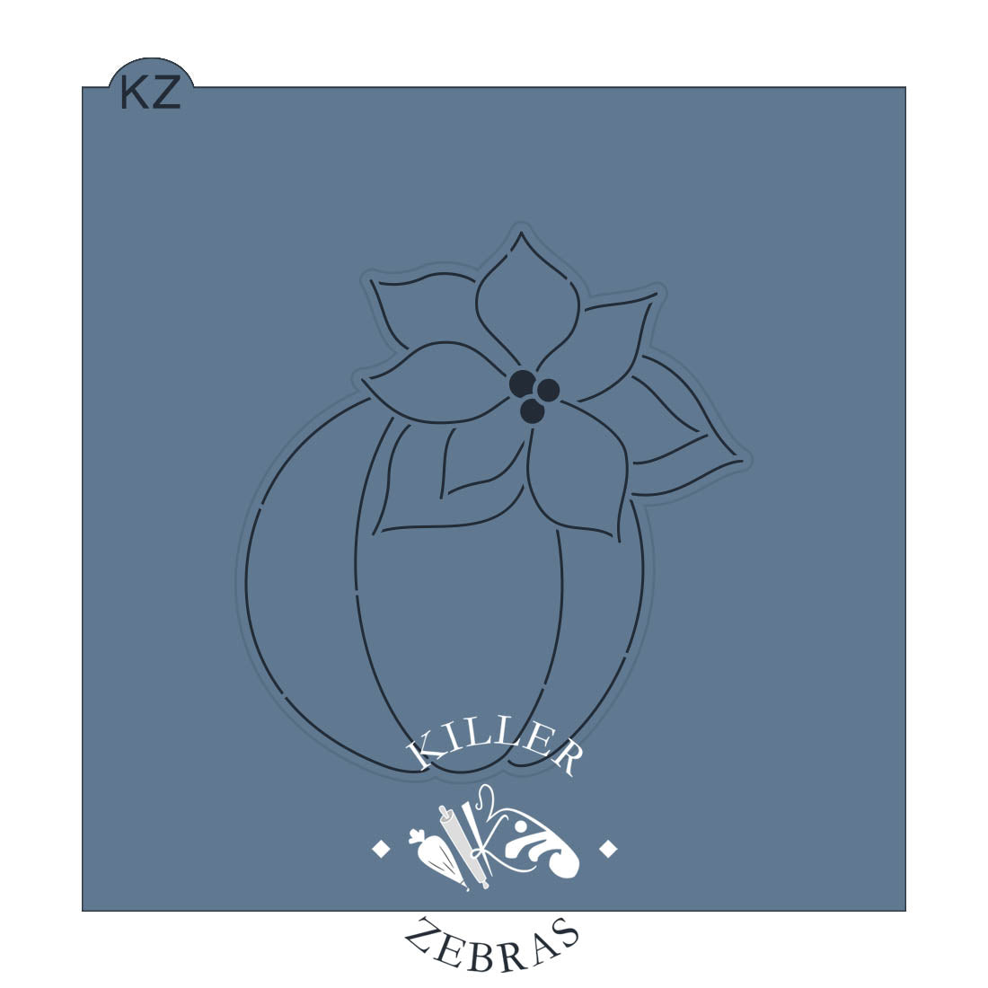 Cookie Cutters Poinsettia Cactus Cutter/Stencil