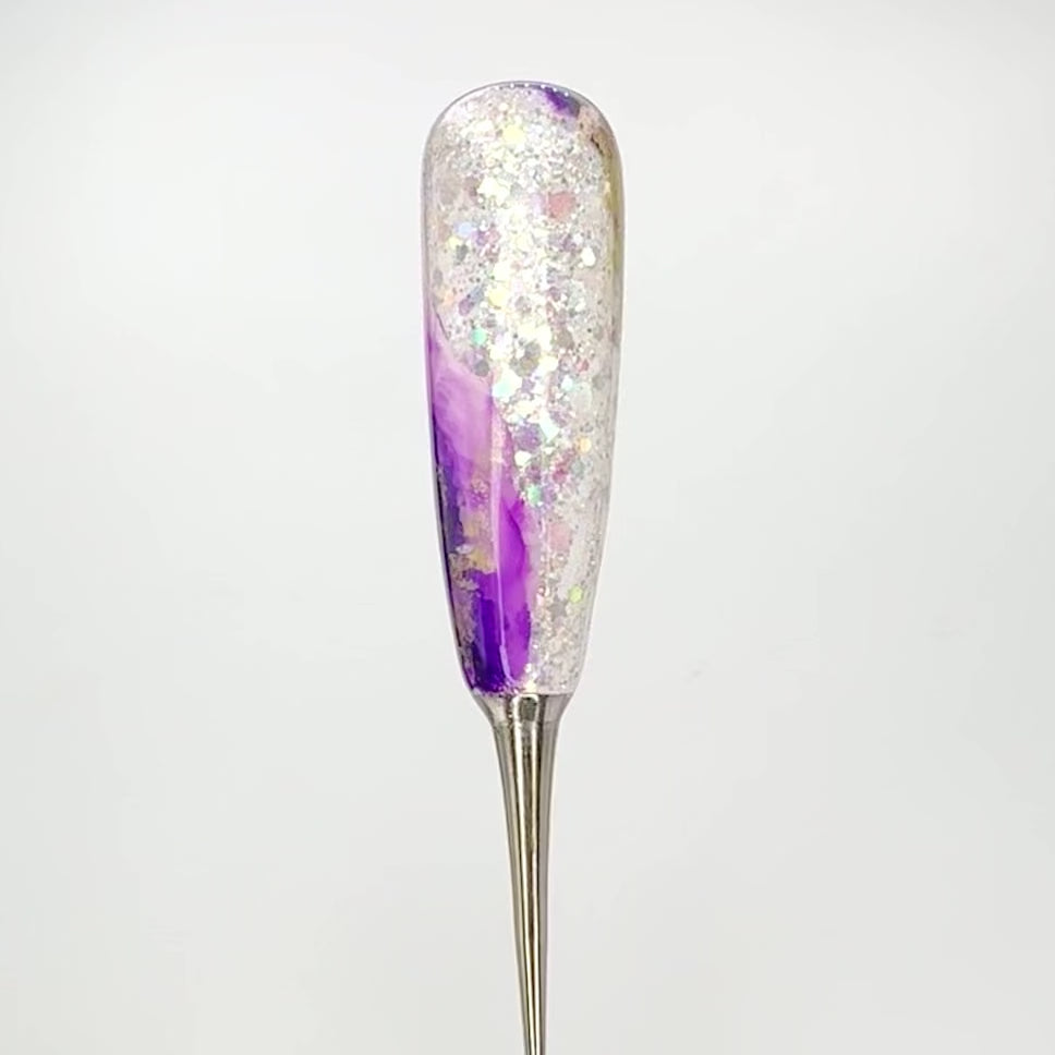 SCD Purple Watercolor Glitter Scribe