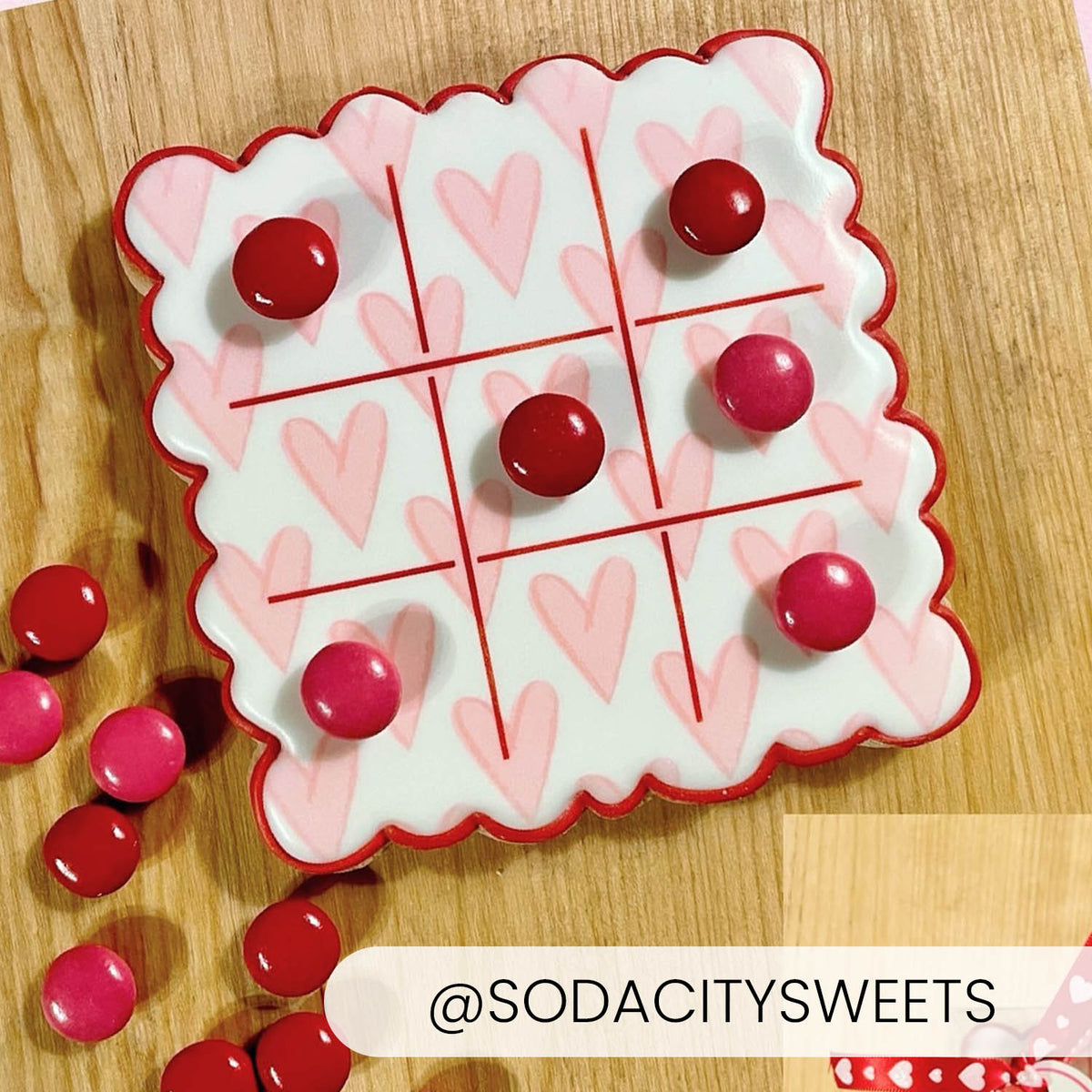 Tic-Tac-Toe – Cookie Cutter &amp; Stencil Set