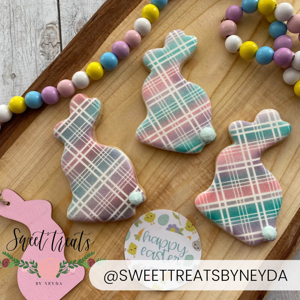 Simple Plaid – Cookie Stencil