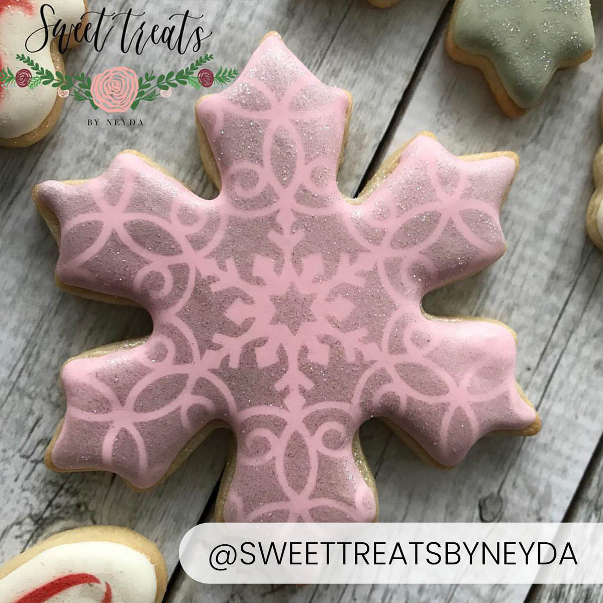 Snowflake Lace – Cookie Stencil