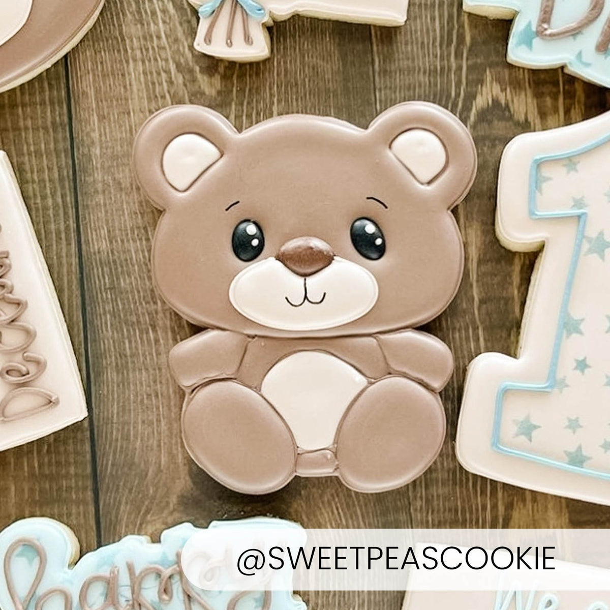 Cookie Cutters Teddy Bear Cutter/Stencil