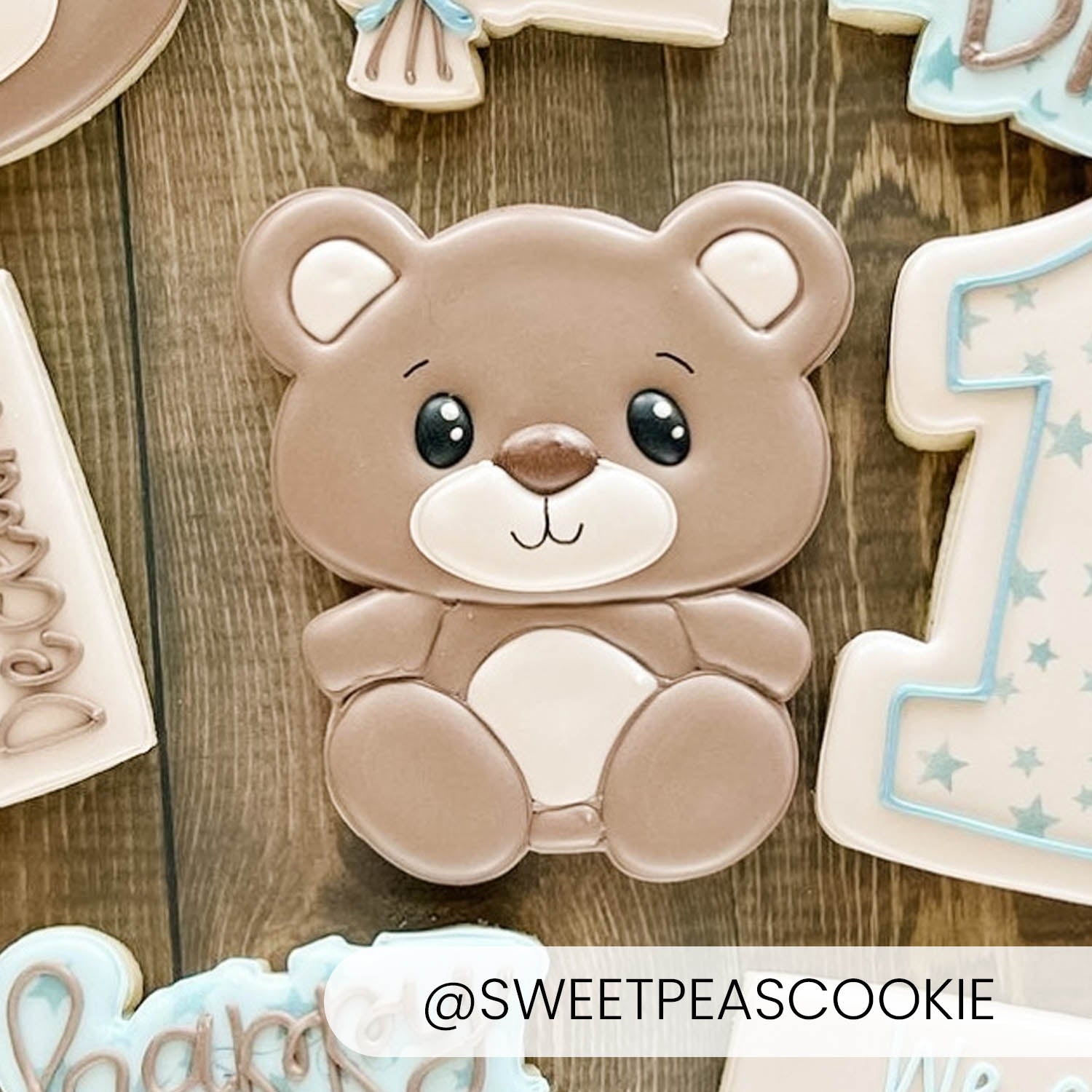 Cookie Cutters Teddy Bear Cutter/Stencil