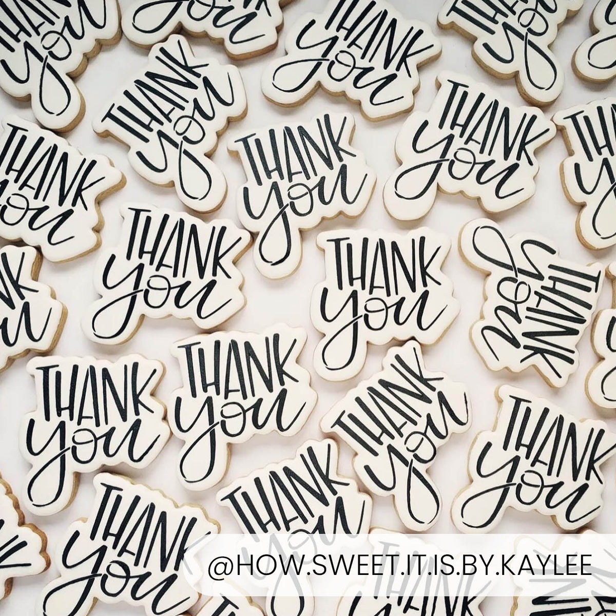 Cookie Cutters Thank You Hand Lettered (Style 2)