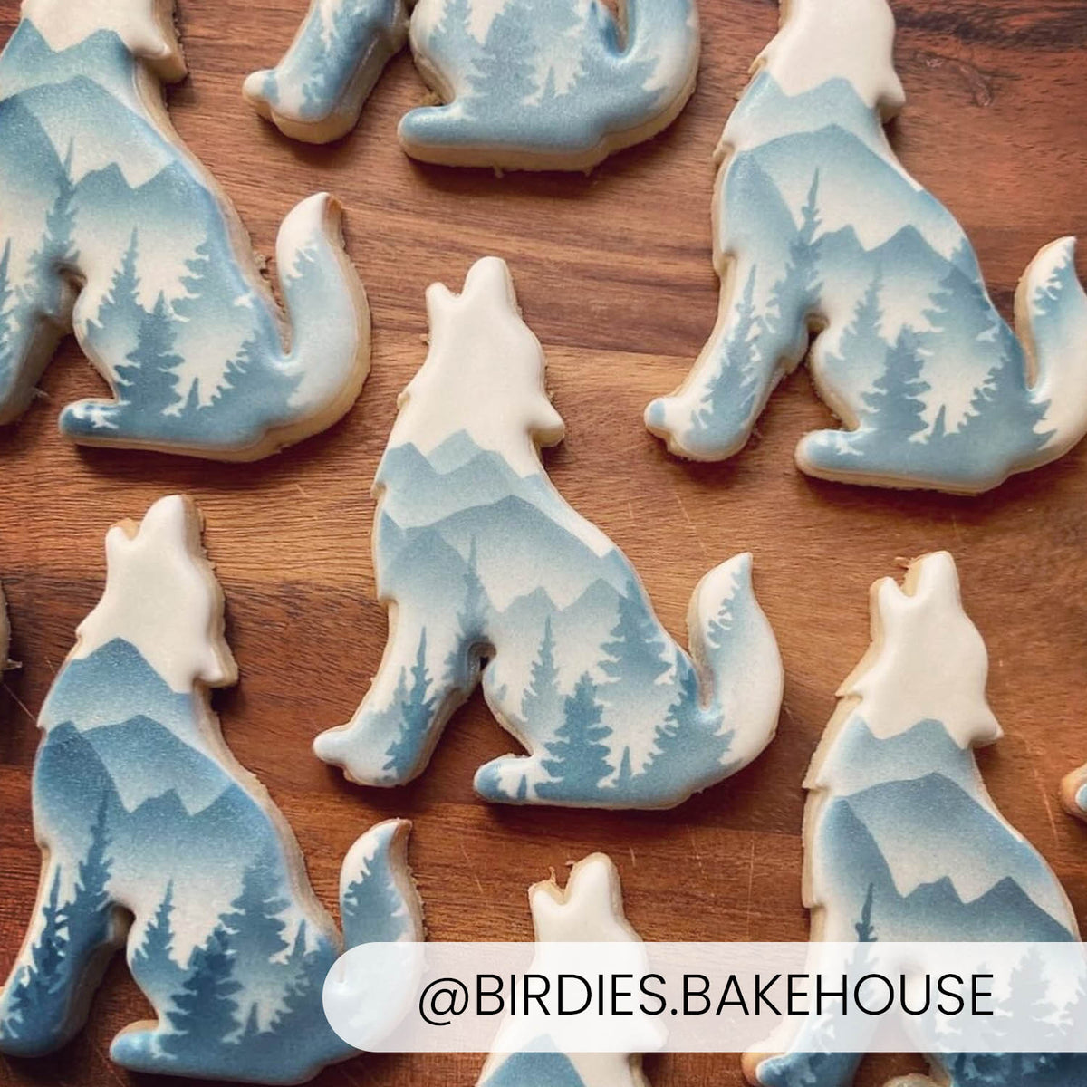 5.5 x 5.5 Stencil Tree Line Stencil