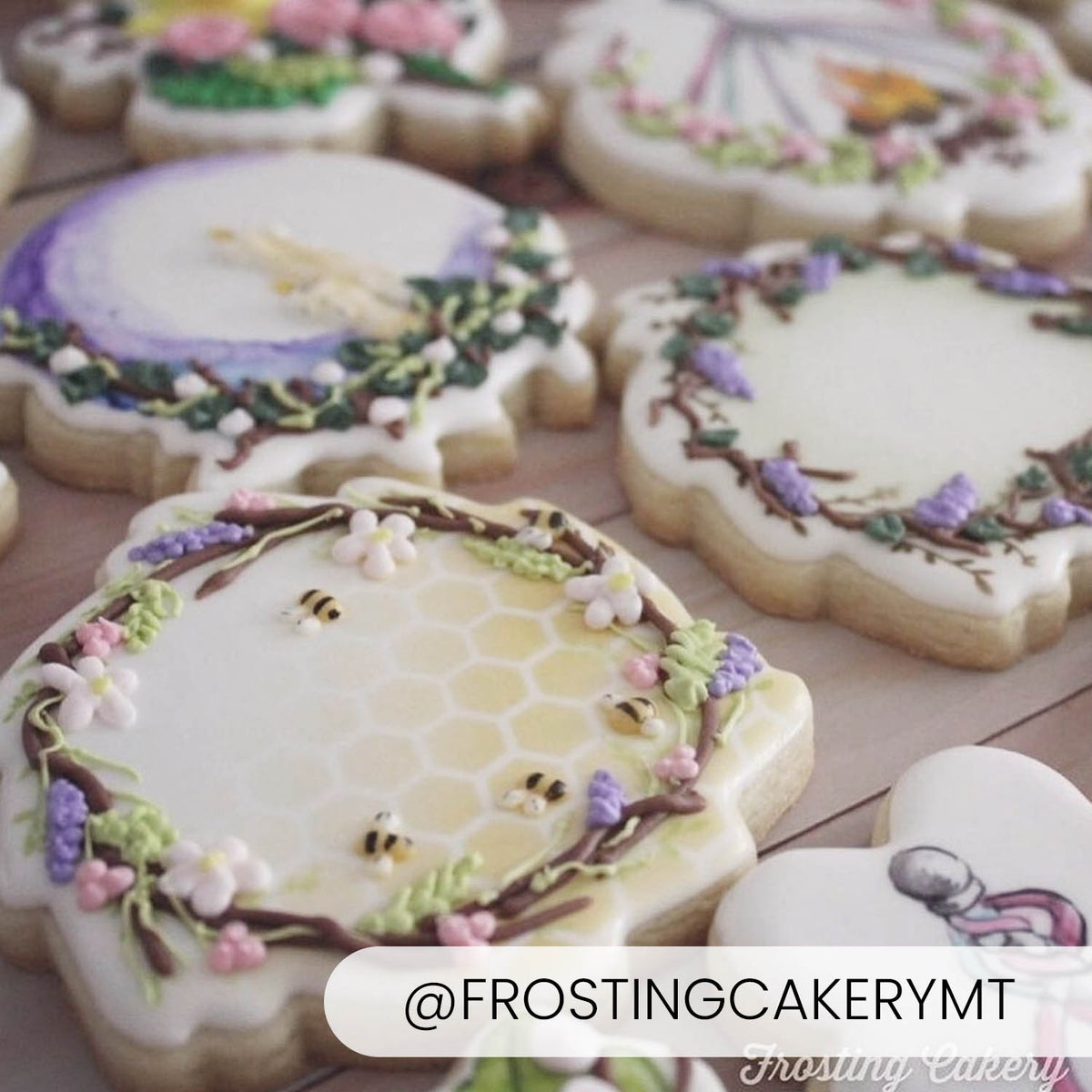 5.5 x 5.5 Stencil Honeycomb Stencil