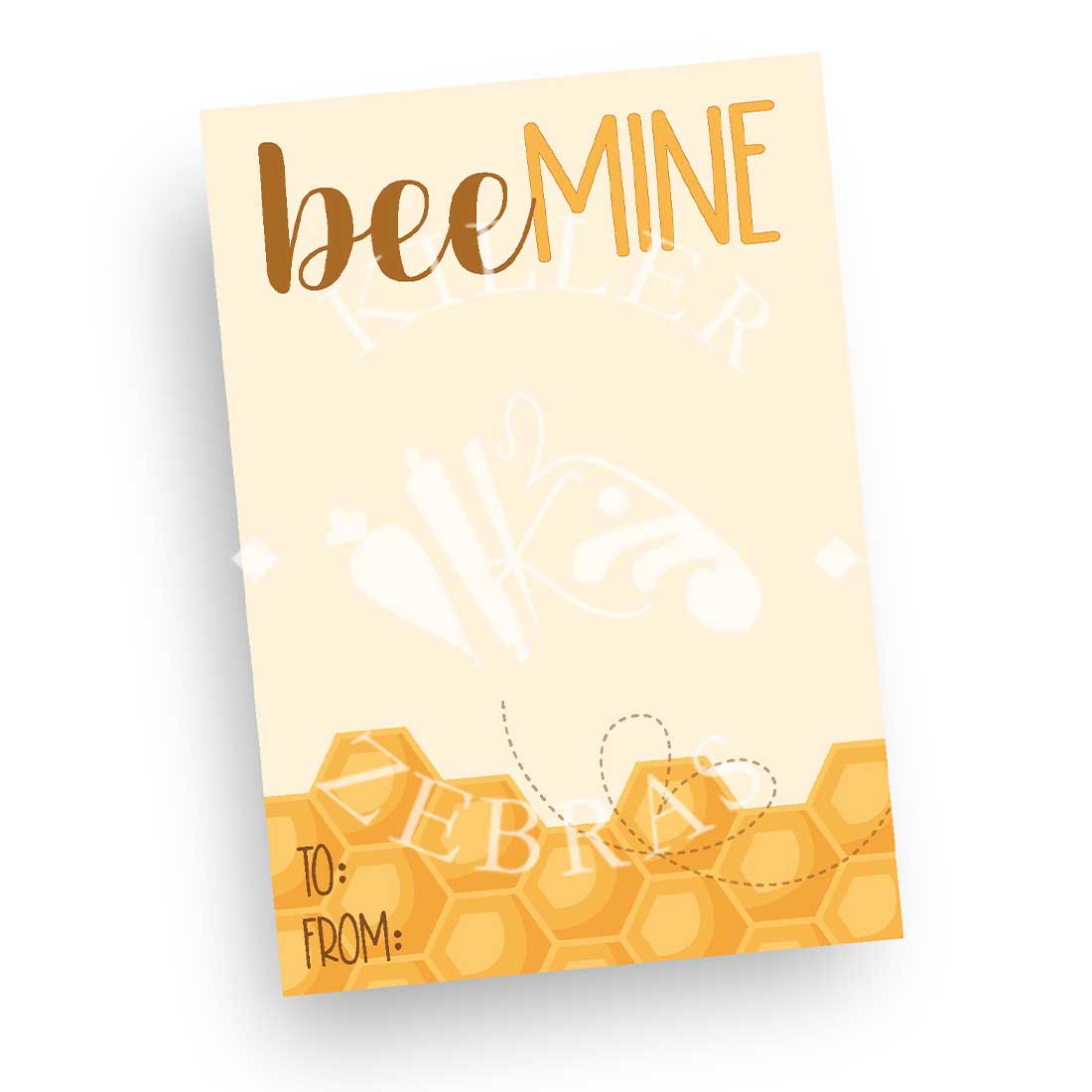 Bee Mine Printable Card - Digital Download