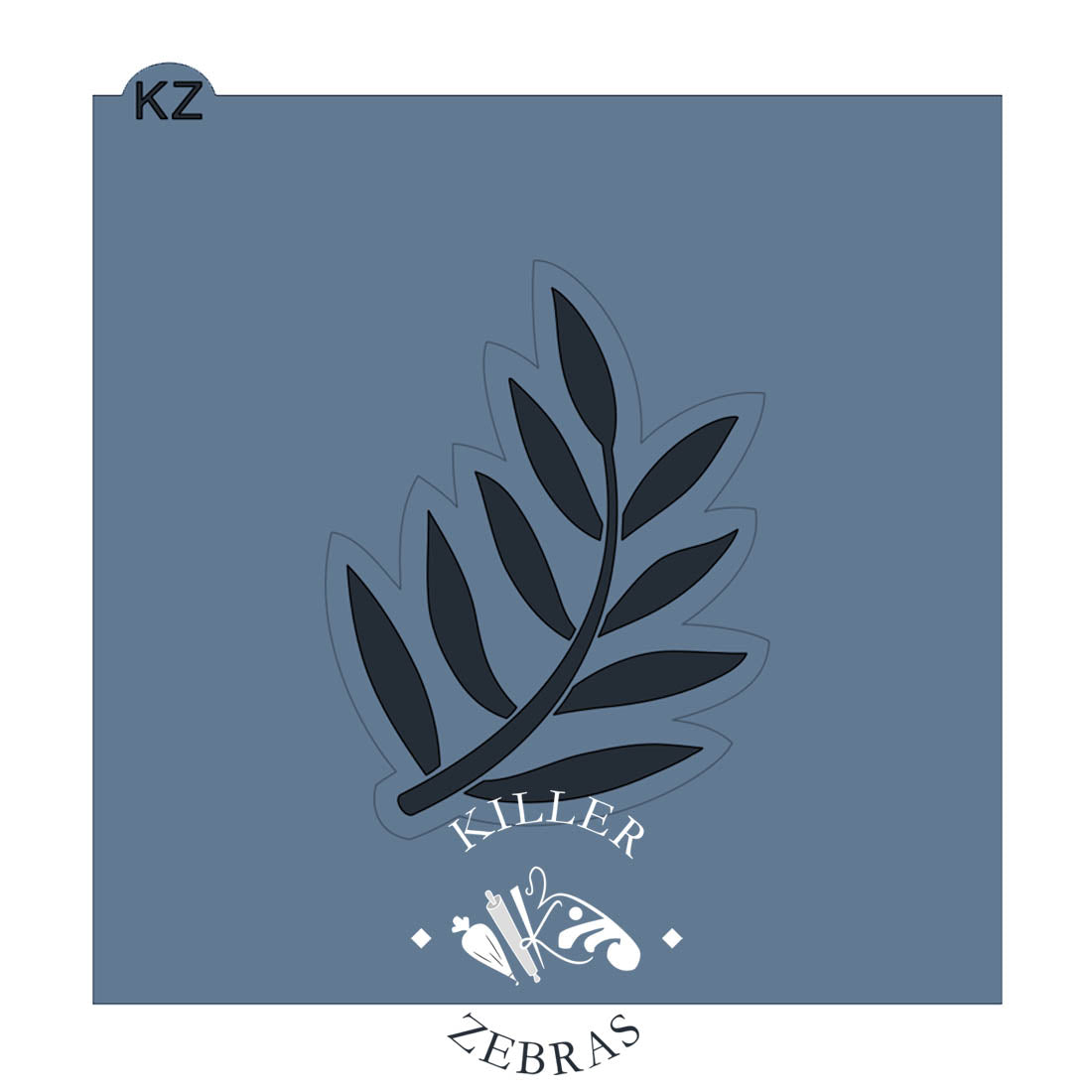 Cookie Cutters Botanical Leaf Style 2 Cutter/Stencil