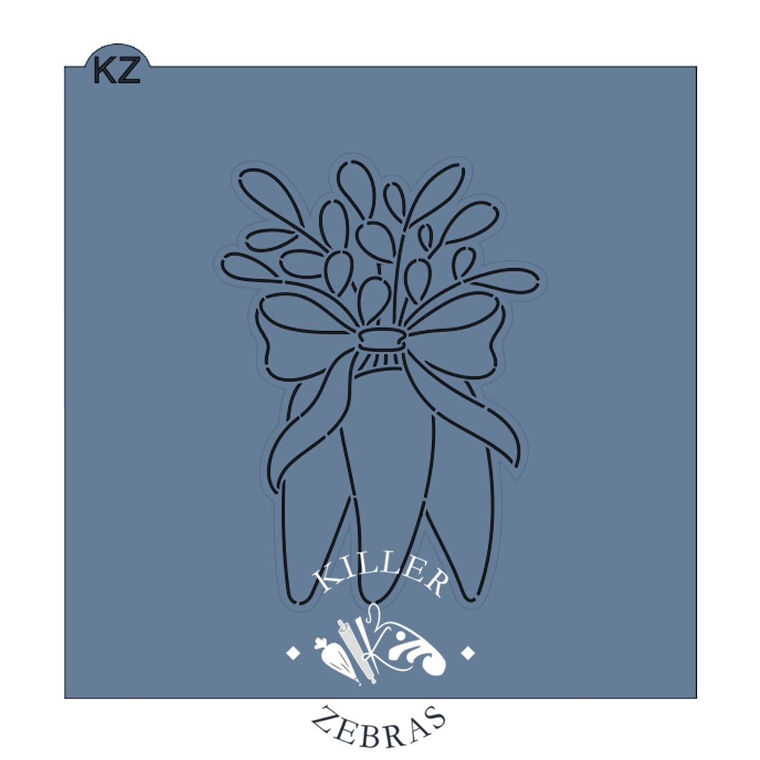 Cookie Cutters Carrot Bunch Cutter/Stencil