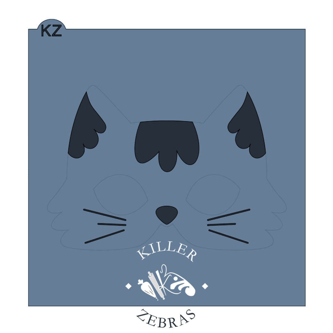 Cookie Cutters Cat Mask Cutter/Stencil