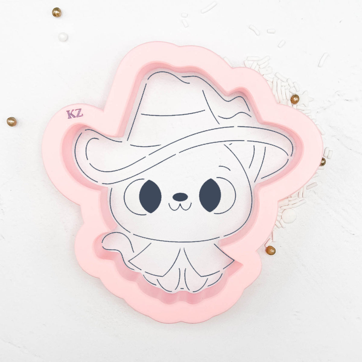 Cookie Cutters Cat Witch Cutter/Stencil