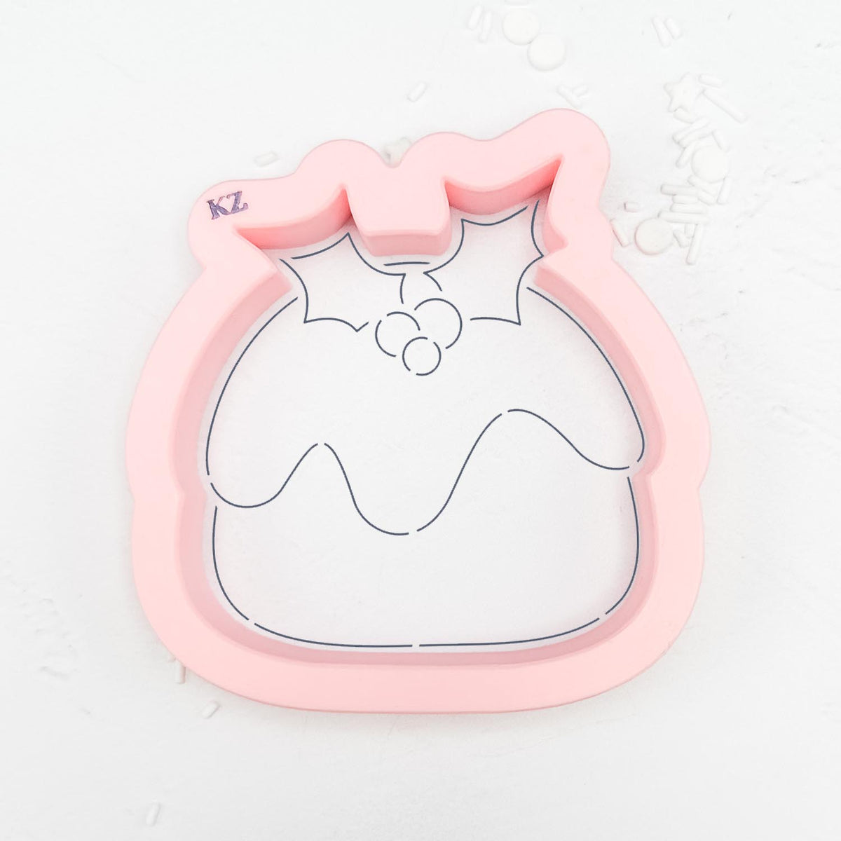 Cookie Cutters Christmas Pudding Cutter/Stencil