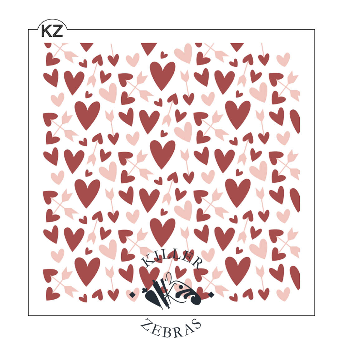 Crazy in Love 2 Part Stencil