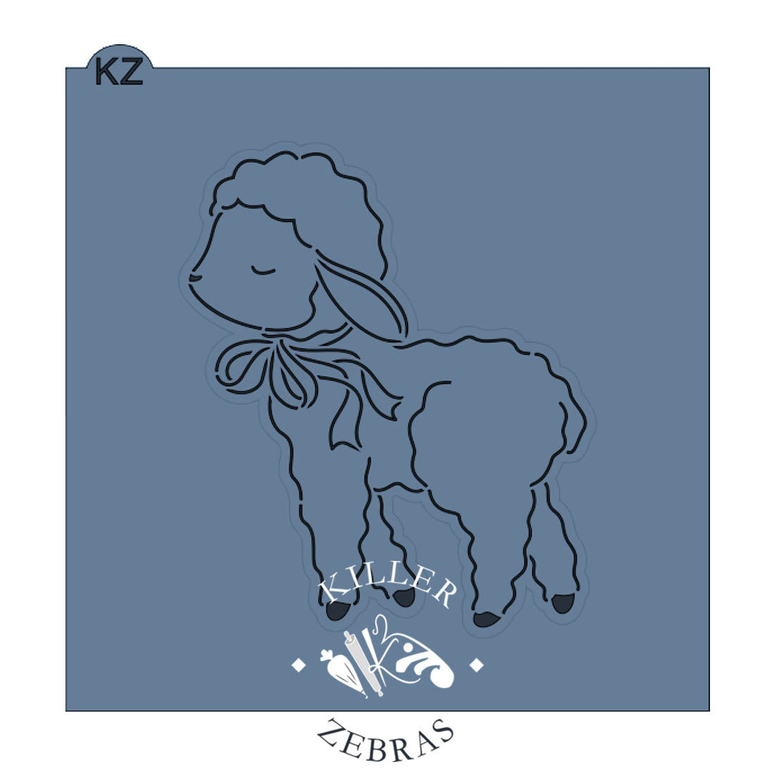 Fuzzy Lamb Style 2 Cutter/Stencil