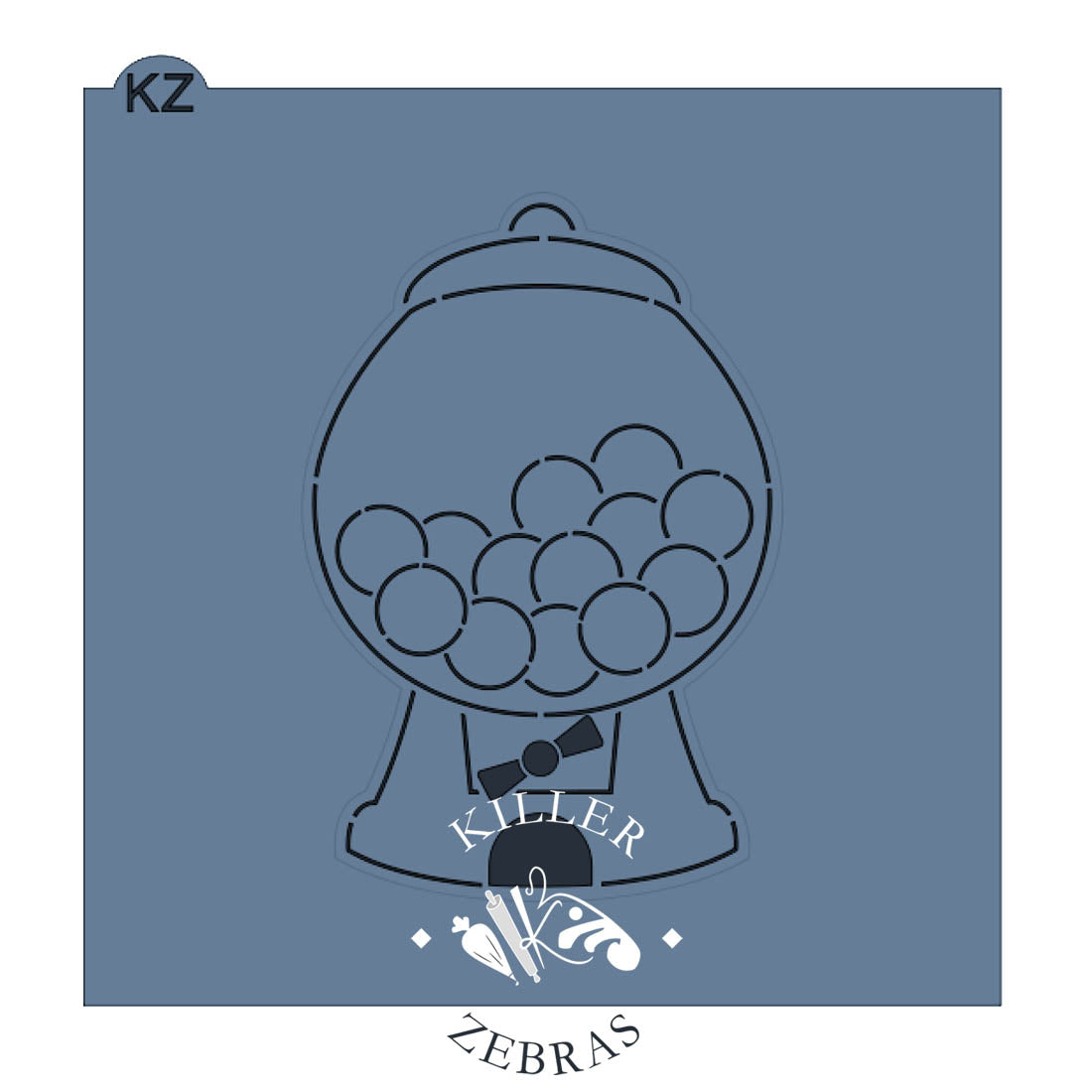 gumball-machine-cutter-stencil-killer-zebras for Free Printable Gumball Machine Black White Gumball Machine Cutter/Stencil | Killer Zebras for Free Printable Gumball Machine Black White