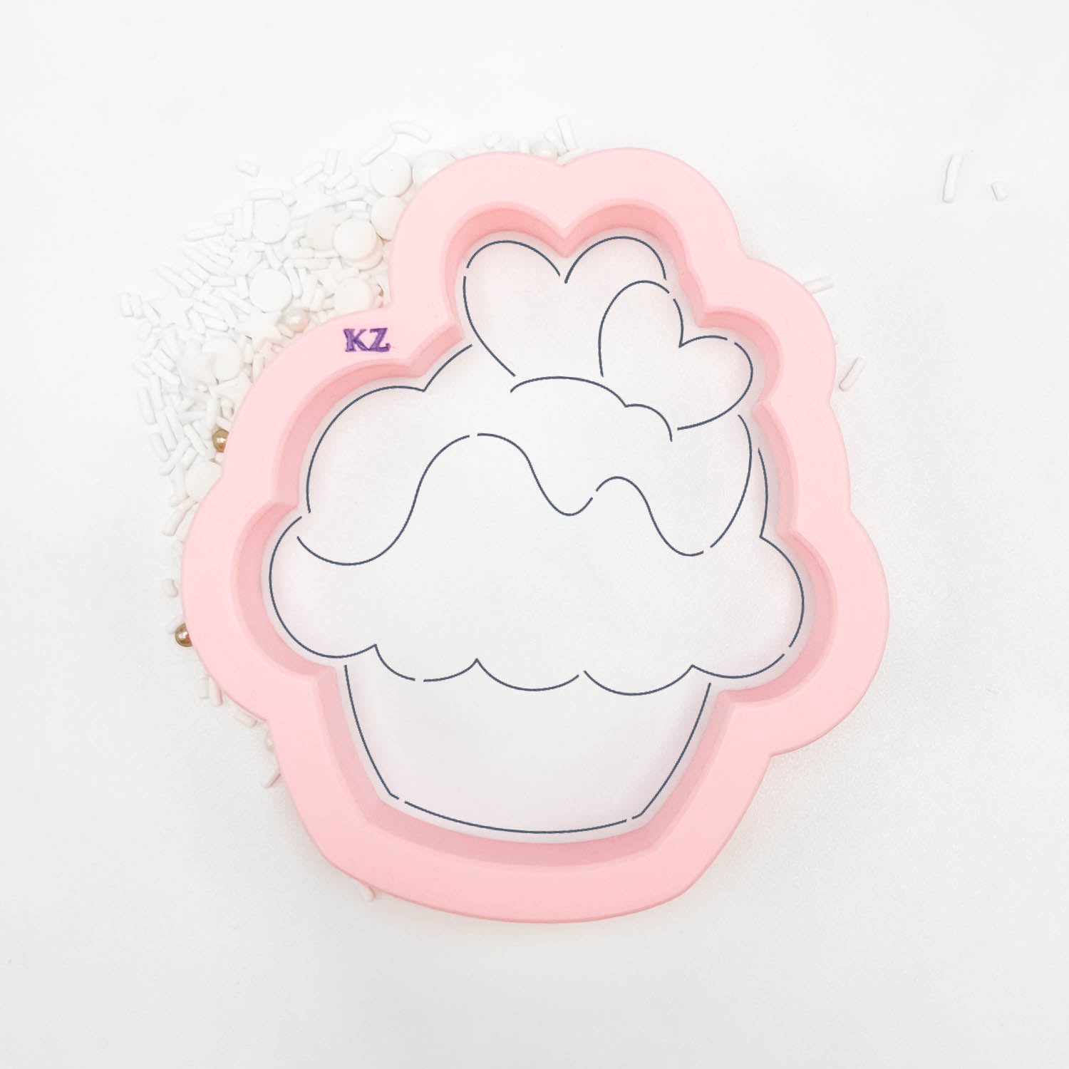 Heart Cupcake Cutter/Stencil