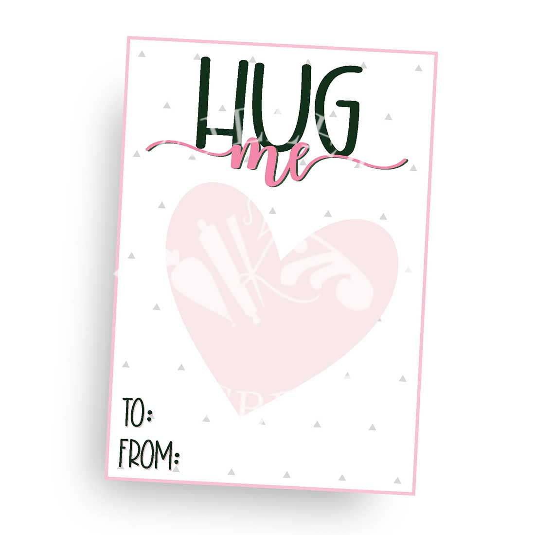 Hug Me Printable Card - Digital Download