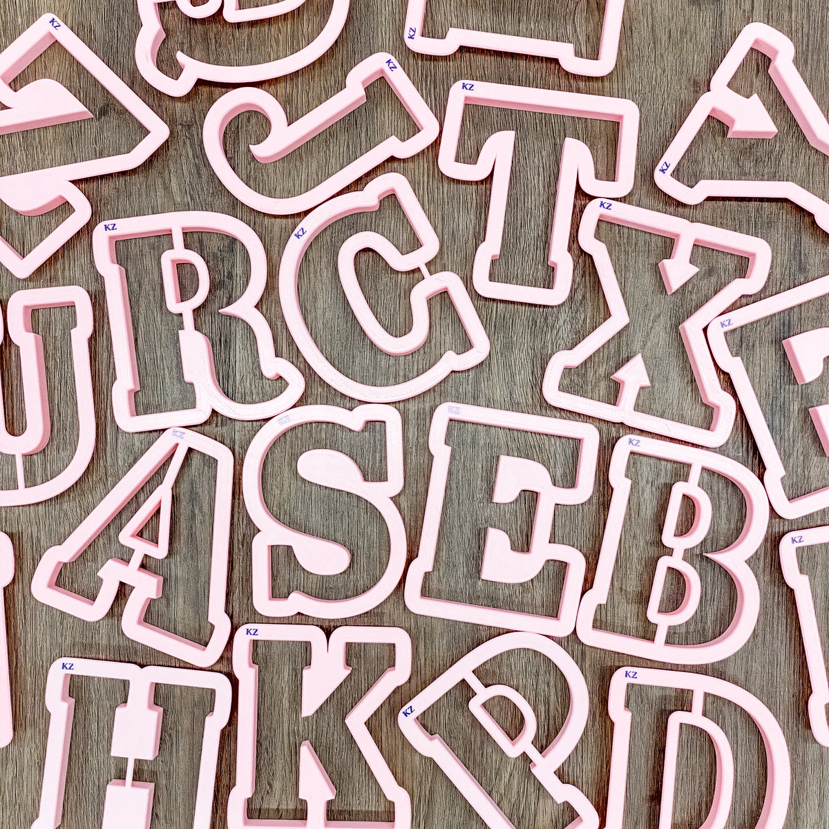 Cookie Cutters Uppercase Alphabet Cutters