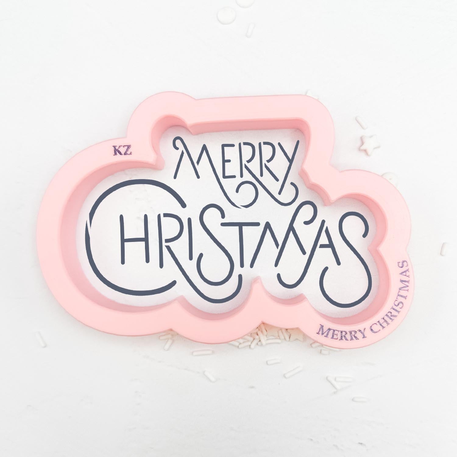 Merry Christmas (Style 2) Lettered