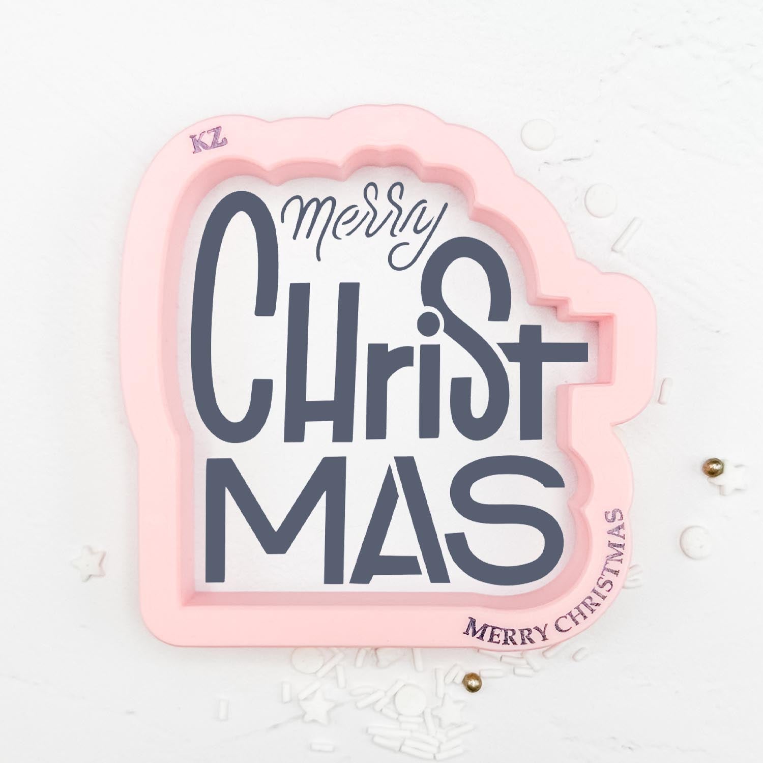 Merry Christmas (Style 3) Lettered