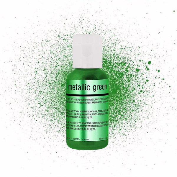METALLIC GREEN Chefmaster Airbrush Color | Killer Zebras